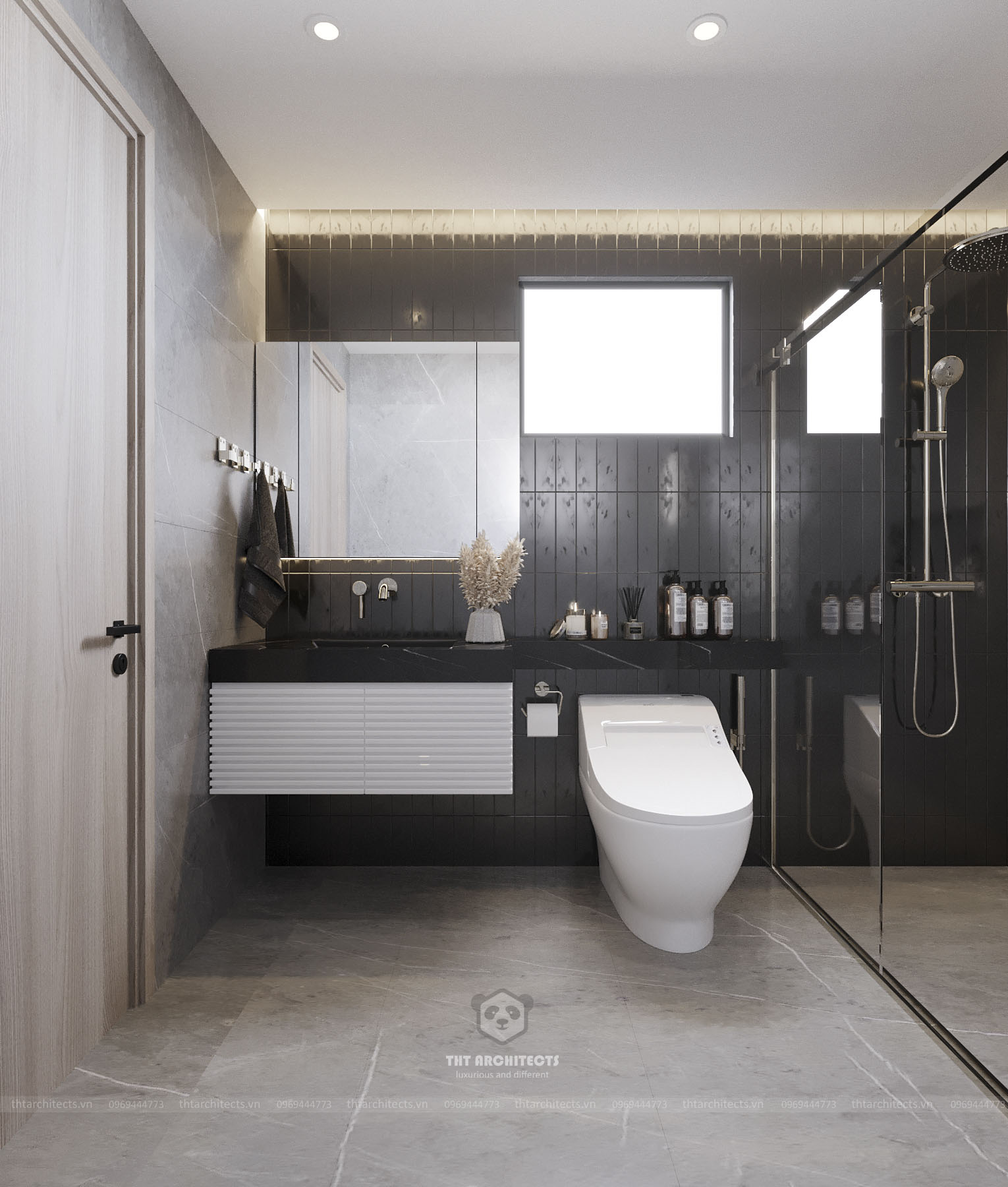 tht architects - Trường villa Bình Thuận - WC 01